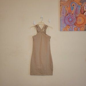Nude mini dress size XL
